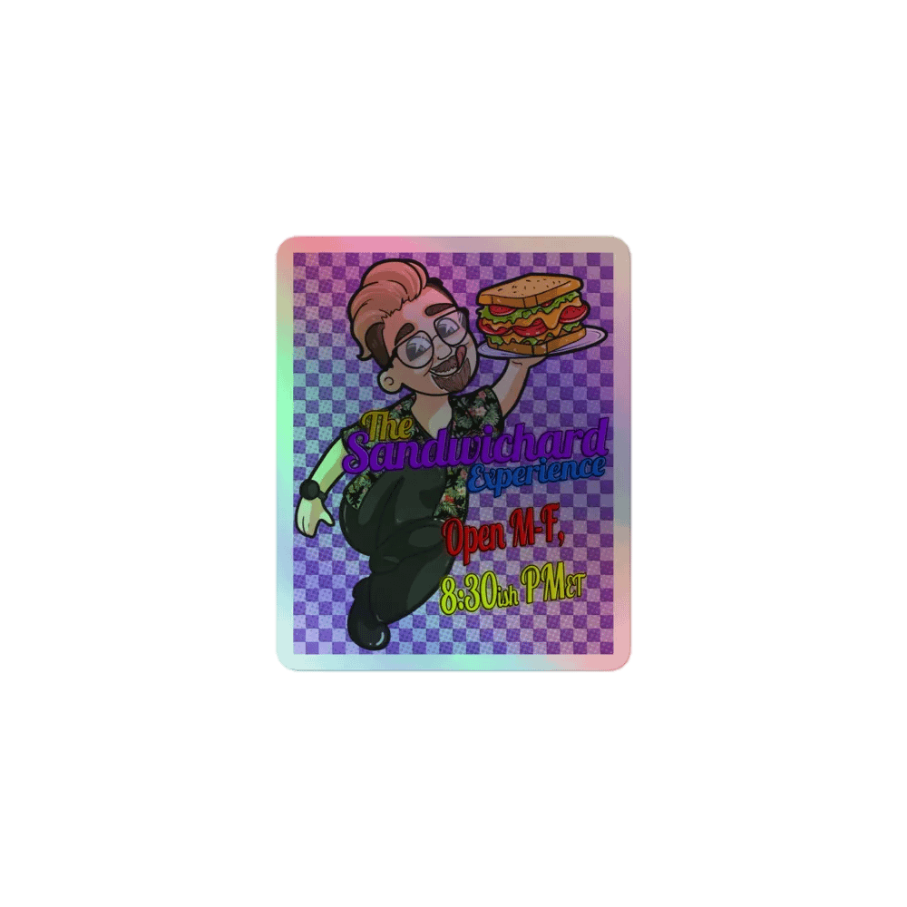 NG+ Sticker - Holographic product image (1)