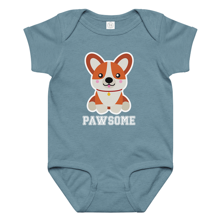 Pawsome Dog Baby Bodysuit product image (9)