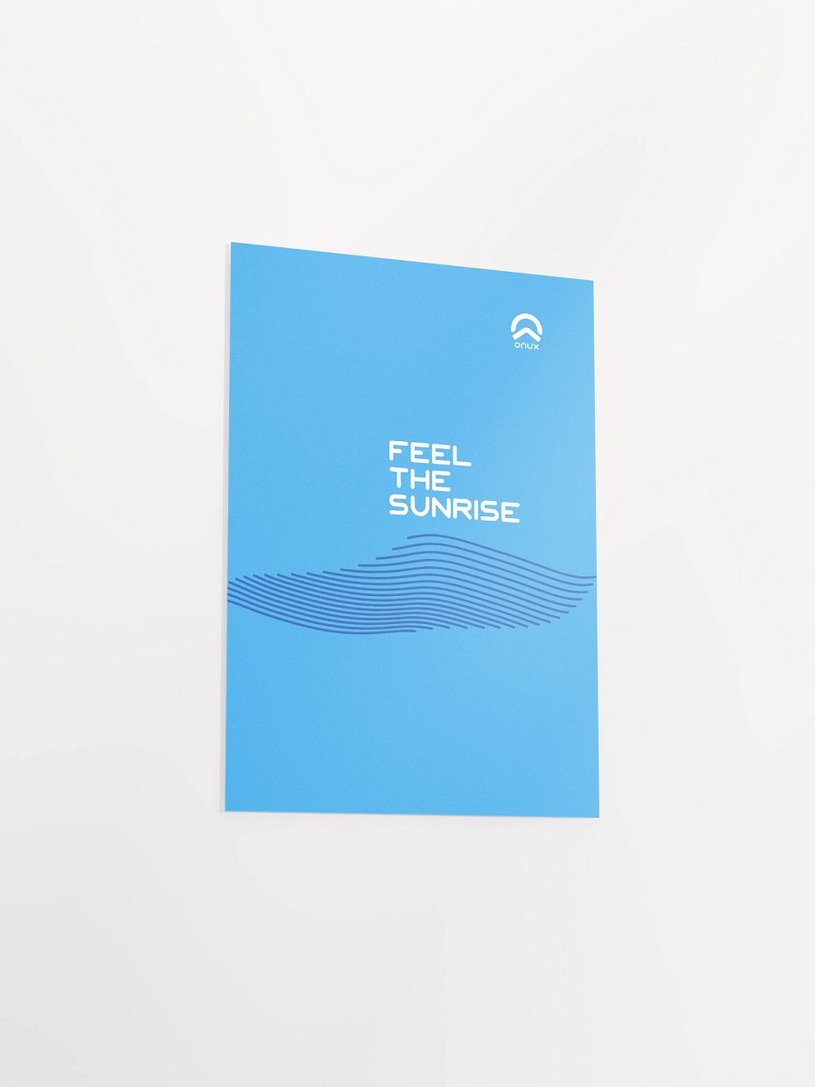 Onux - Gen1 - Poster - B | Feel the sunrise product image (1)