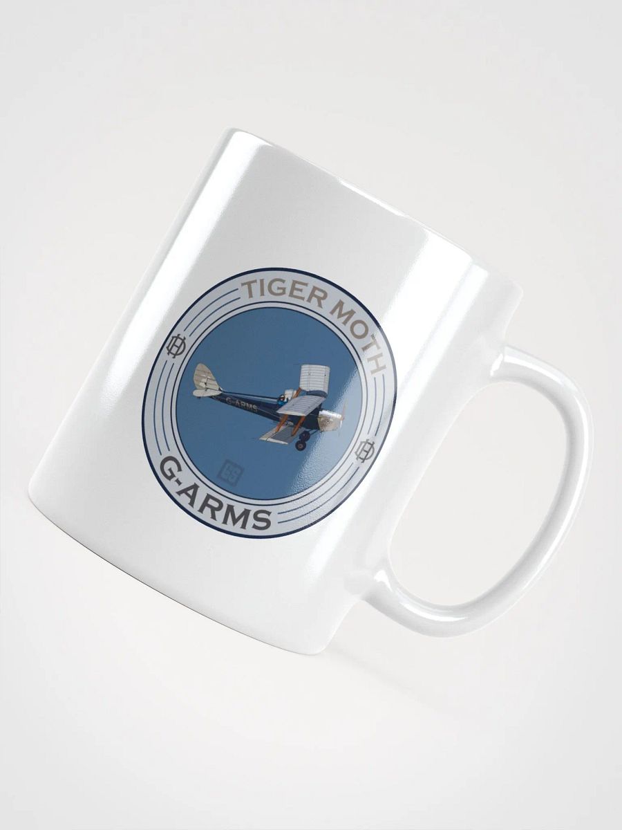 Tiger Moth G-ARMS White Glossy Mug product image (4)
