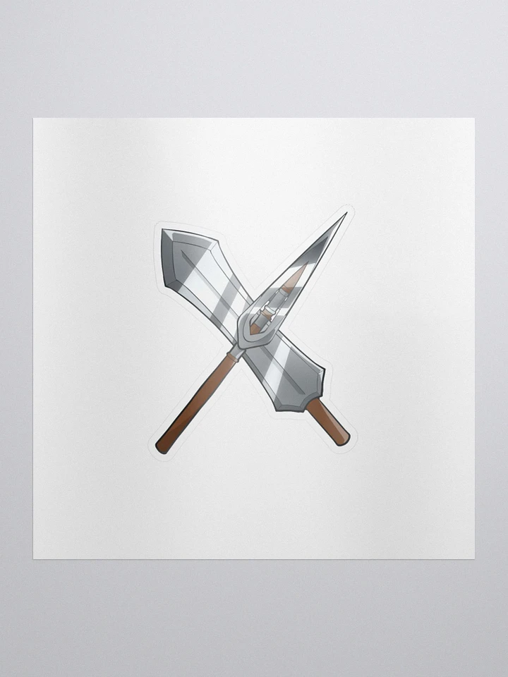 Sub badge - Sword & Spear Sticker product image (1)