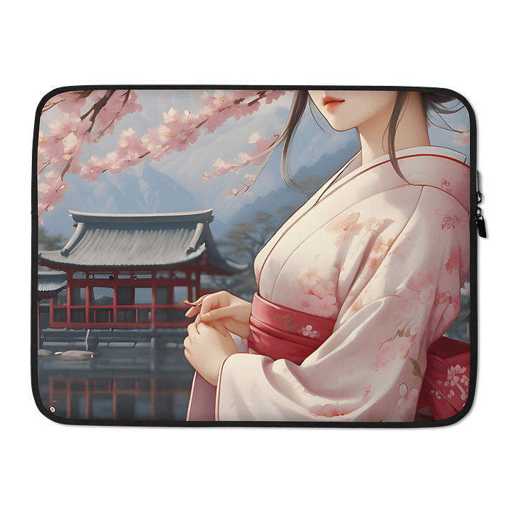 Cherry Blossom Serenity Laptop Sleeve product image (2)