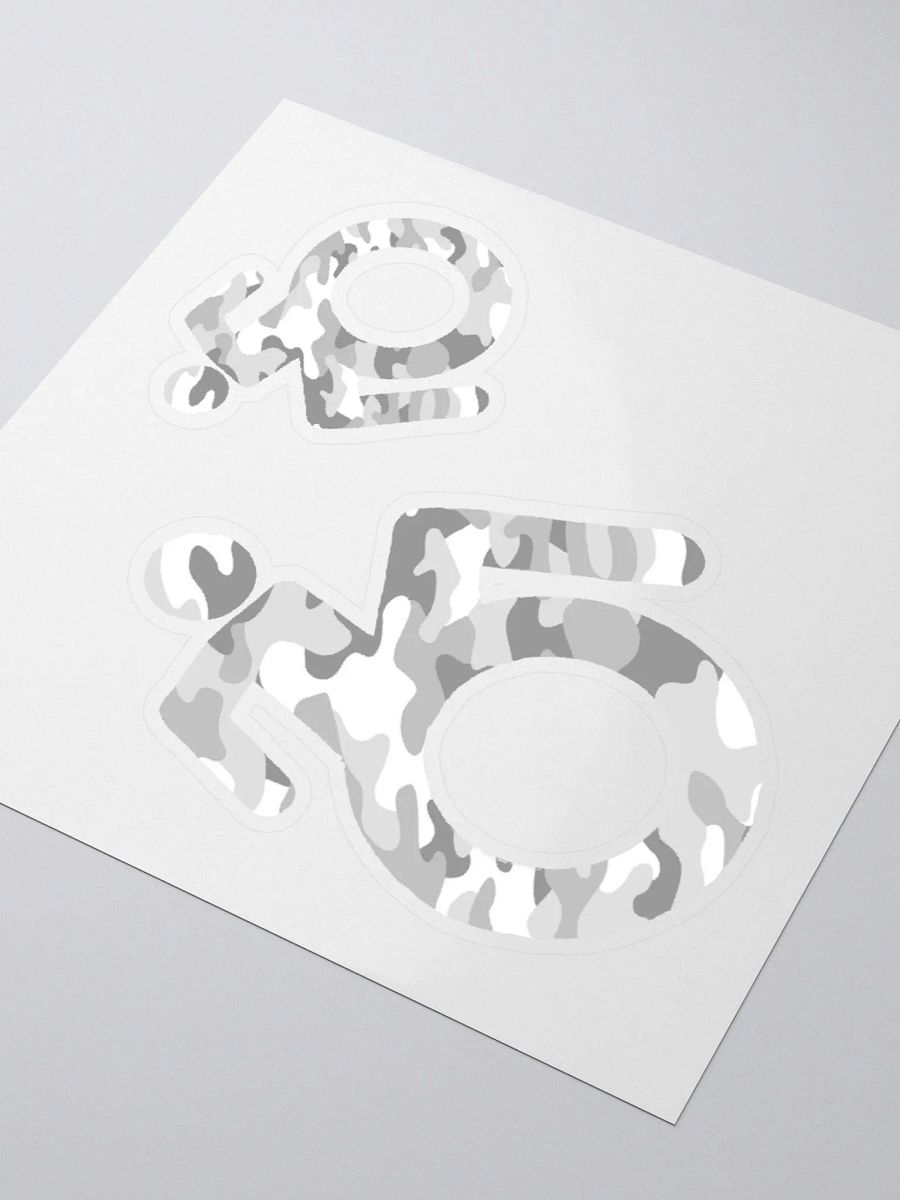 Wheelie, Cold Weather Camo Sticker Sheet product image (3)