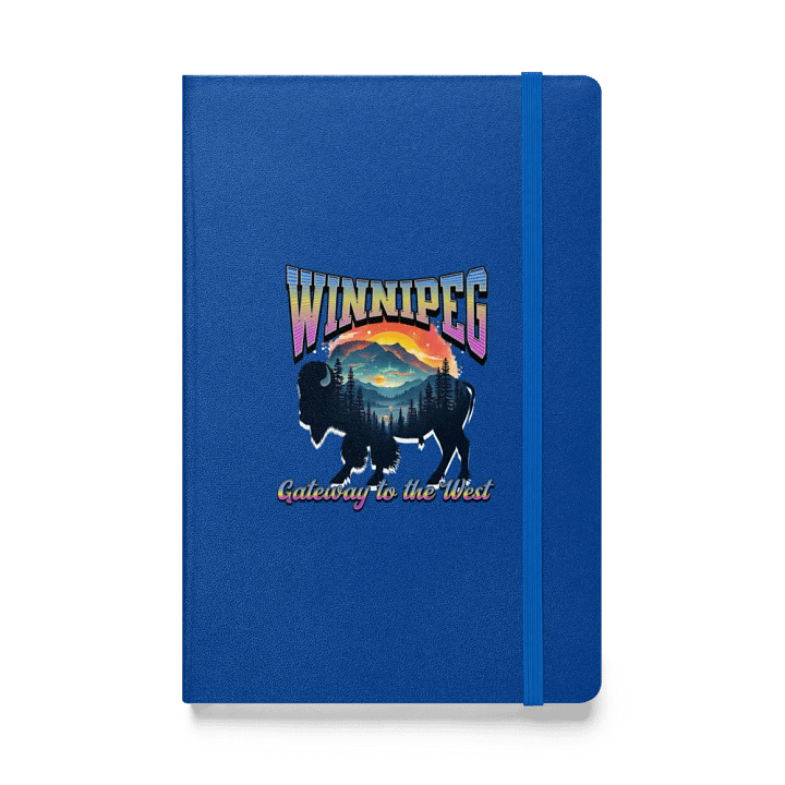 Winnipeg Gateway To The West Bison Hardcover Notebook product image (1)