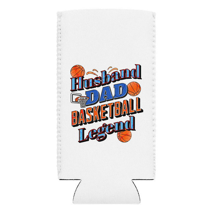 Husband Dad Basketball Legend Can Cooler product image (1)