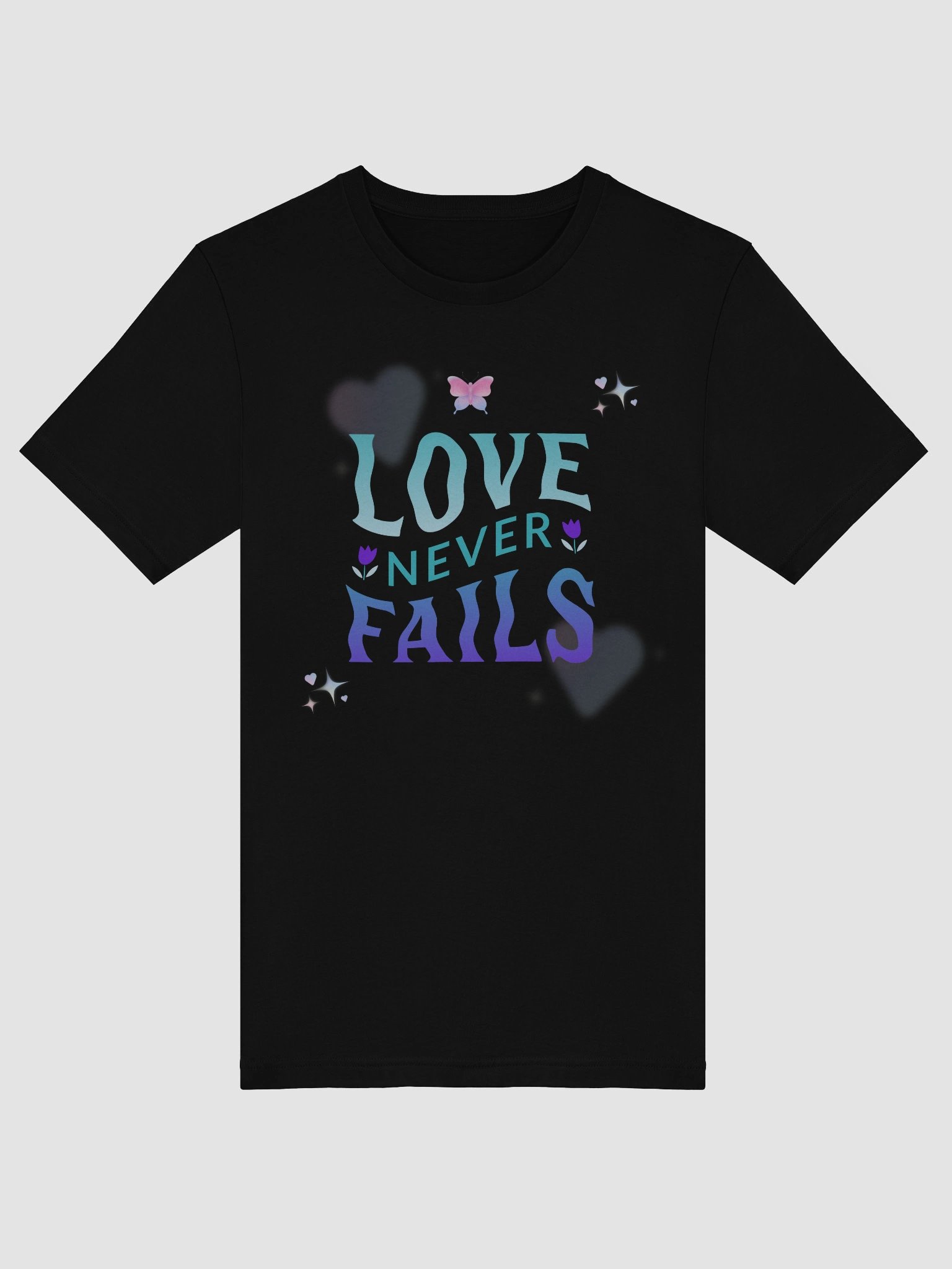 Love Never Fails Pastel T-Shirt product image (46)