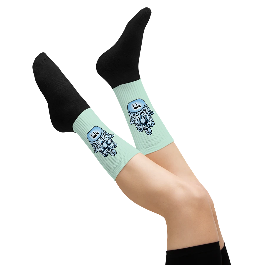 Chai Socks- Hamsa in Blue product image (23)