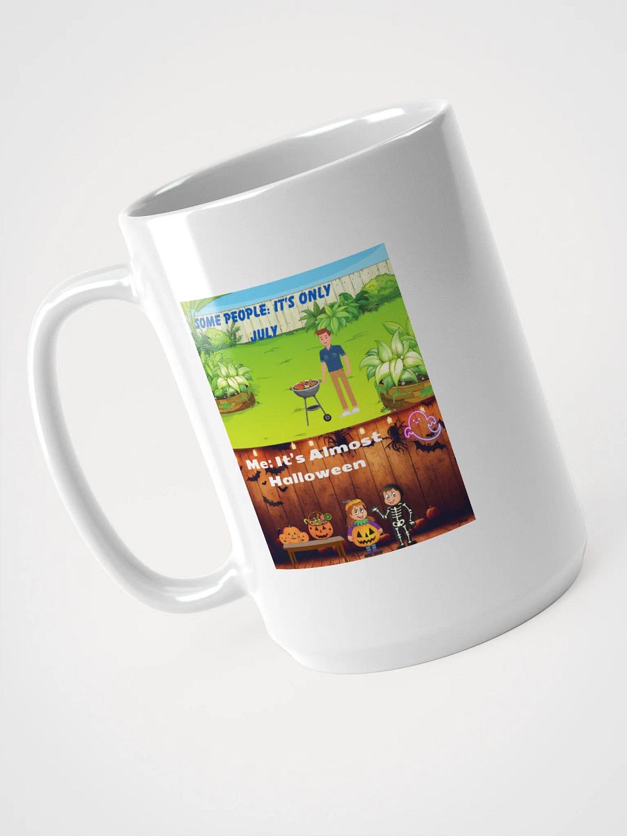 Summer vs Halloween Mug 15 oz product image (3)