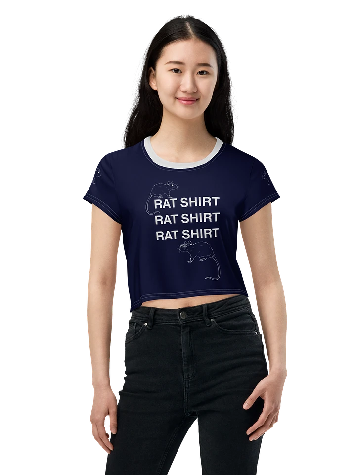 Rat Shirt ft. Rats crop tee product image (1)
