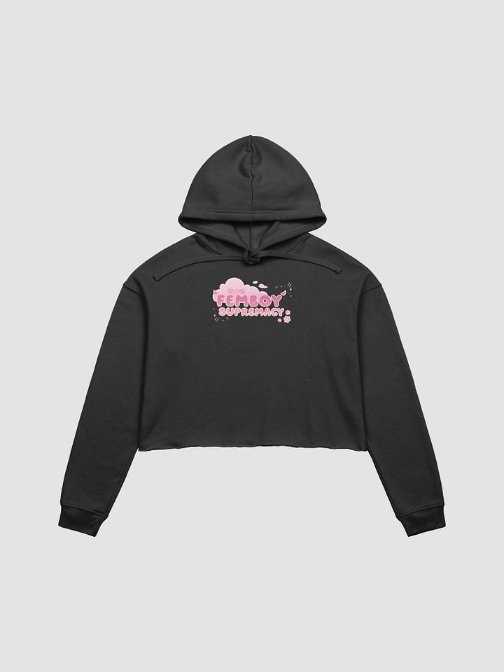 Pink Femboy Supremacy Cropped Hoodie product image (1)