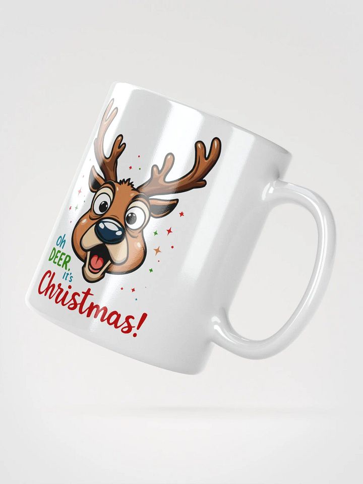 "Oh Deer, It's Christmas" Mug - Spread Holiday Cheer! product image (5)