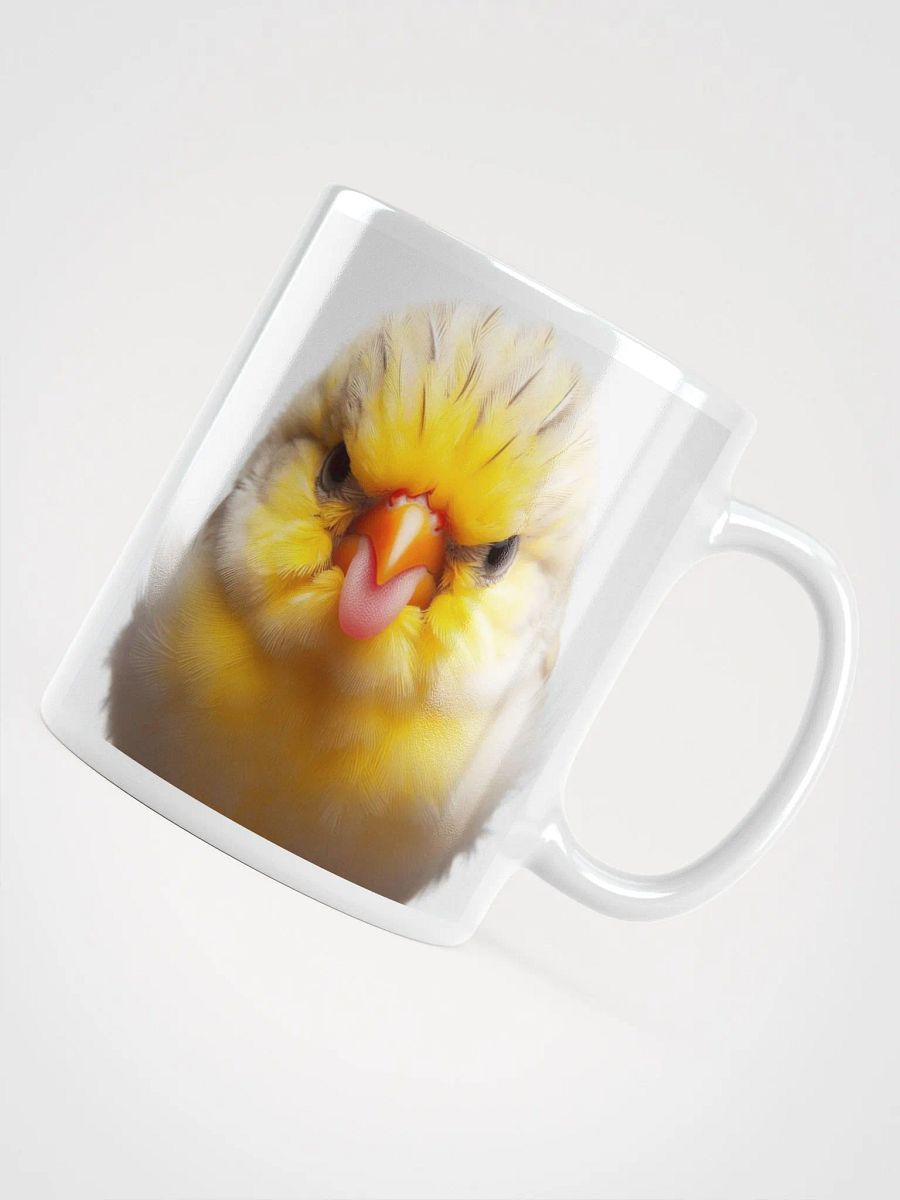 Rude Budgie #Humorous Mug - White product image (4)