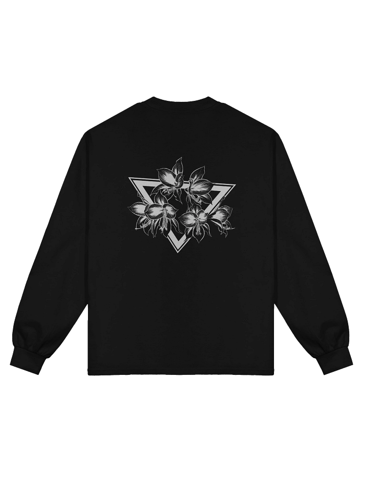 XITTEN Hippeastrum Papilio Long Sleeve Shirt Black product image (1)