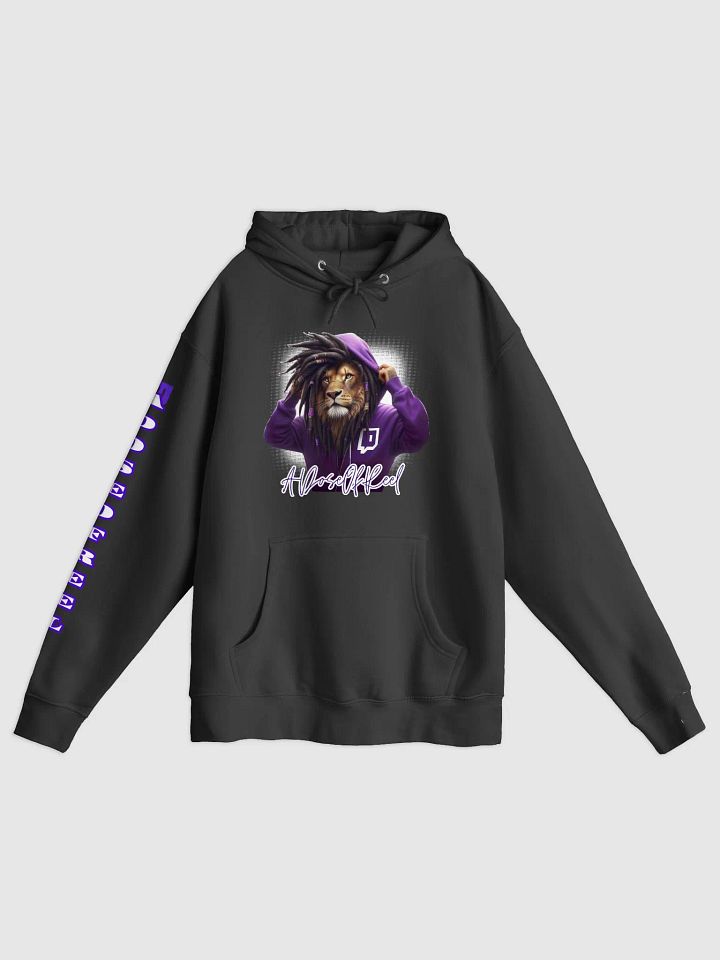 Purple Lion logo Hoodie, with sleeve. product image (1)