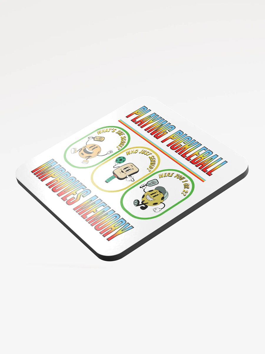Playing Pickleball Improves Memory Coasters product image (4)