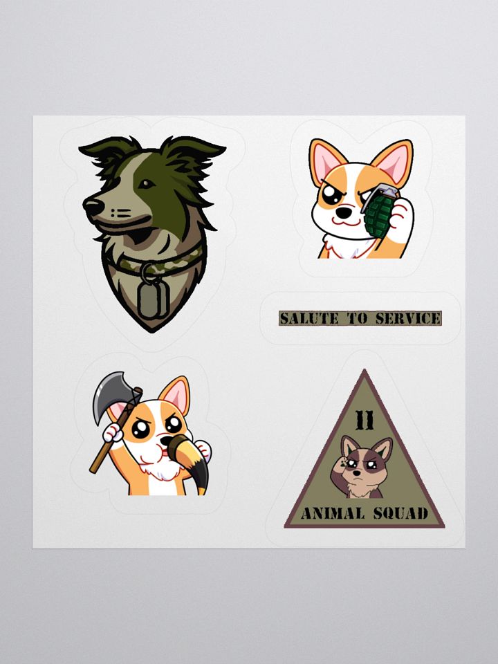 Salute To Service Sticker Set product image (1)