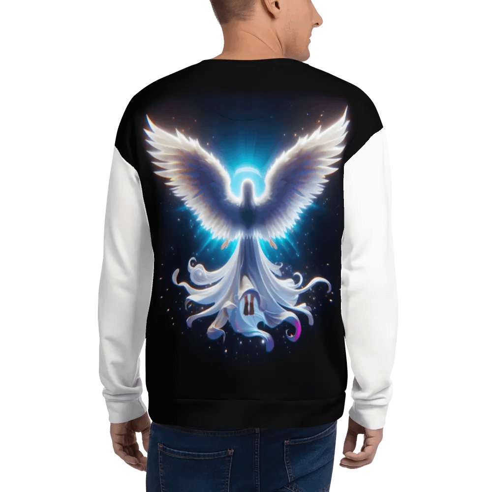 A White Angel and Cross - Unisex Sweatshirt #4 product image (4)