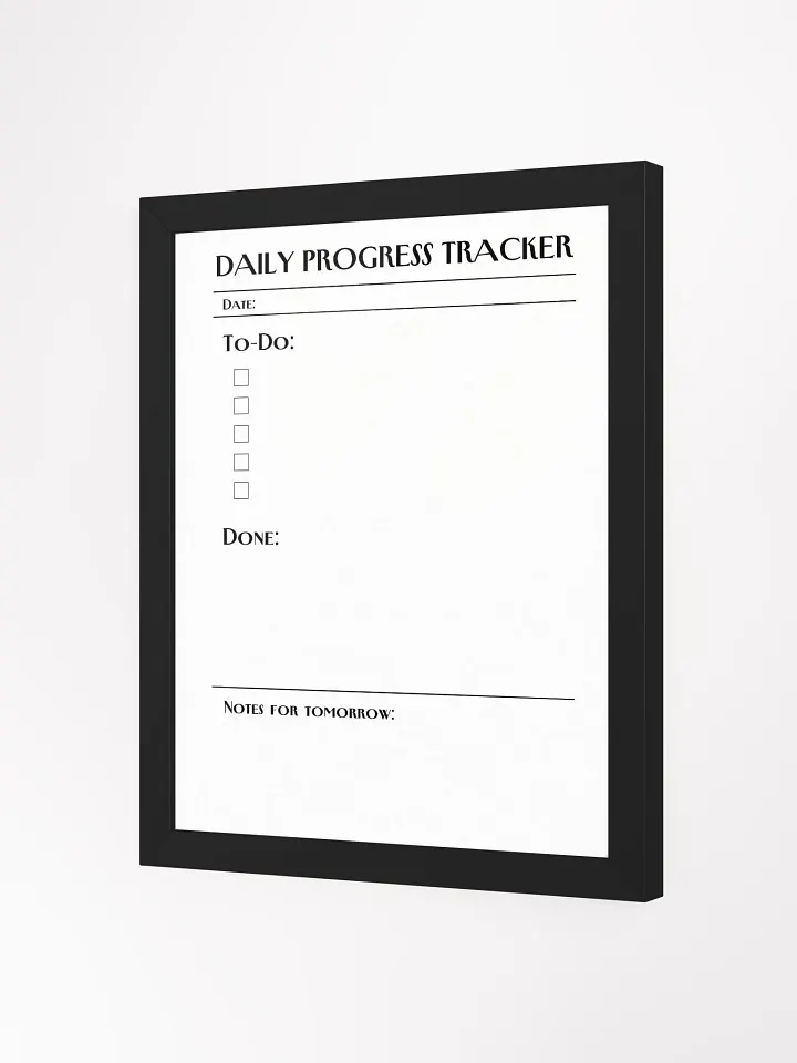 DAILY PROGRESS TRACKER (Manhattan design 1) product image (12)