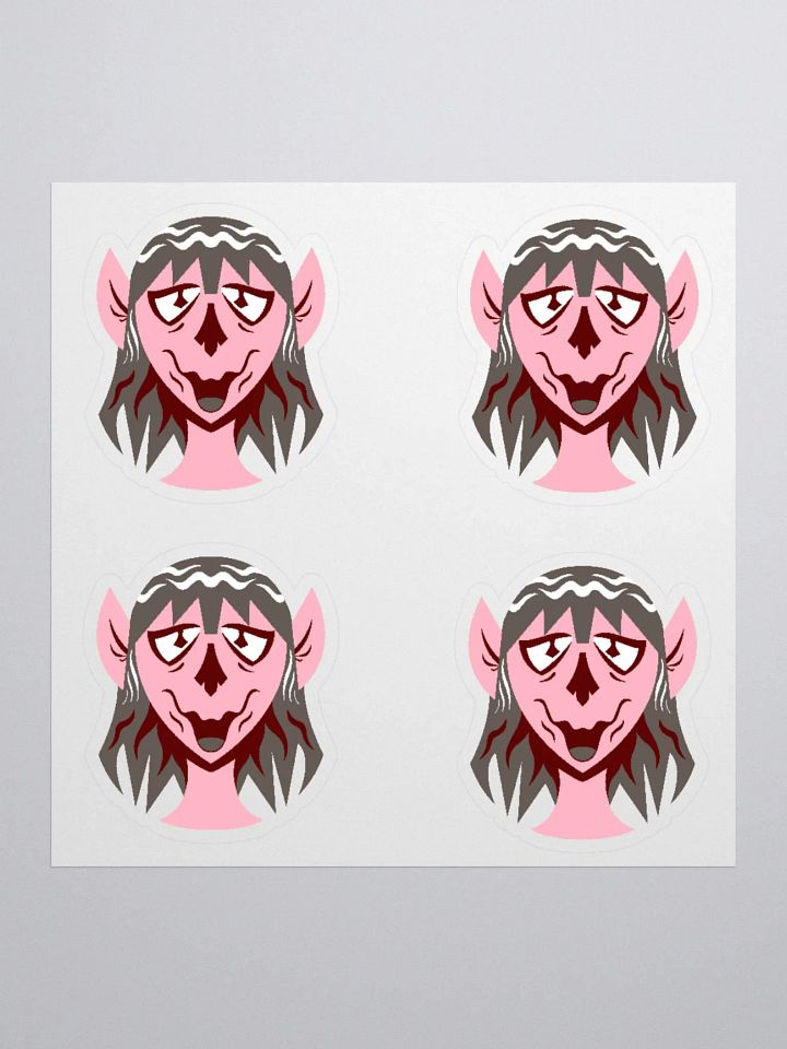 Pink Orc Girl Stickers product image (1)