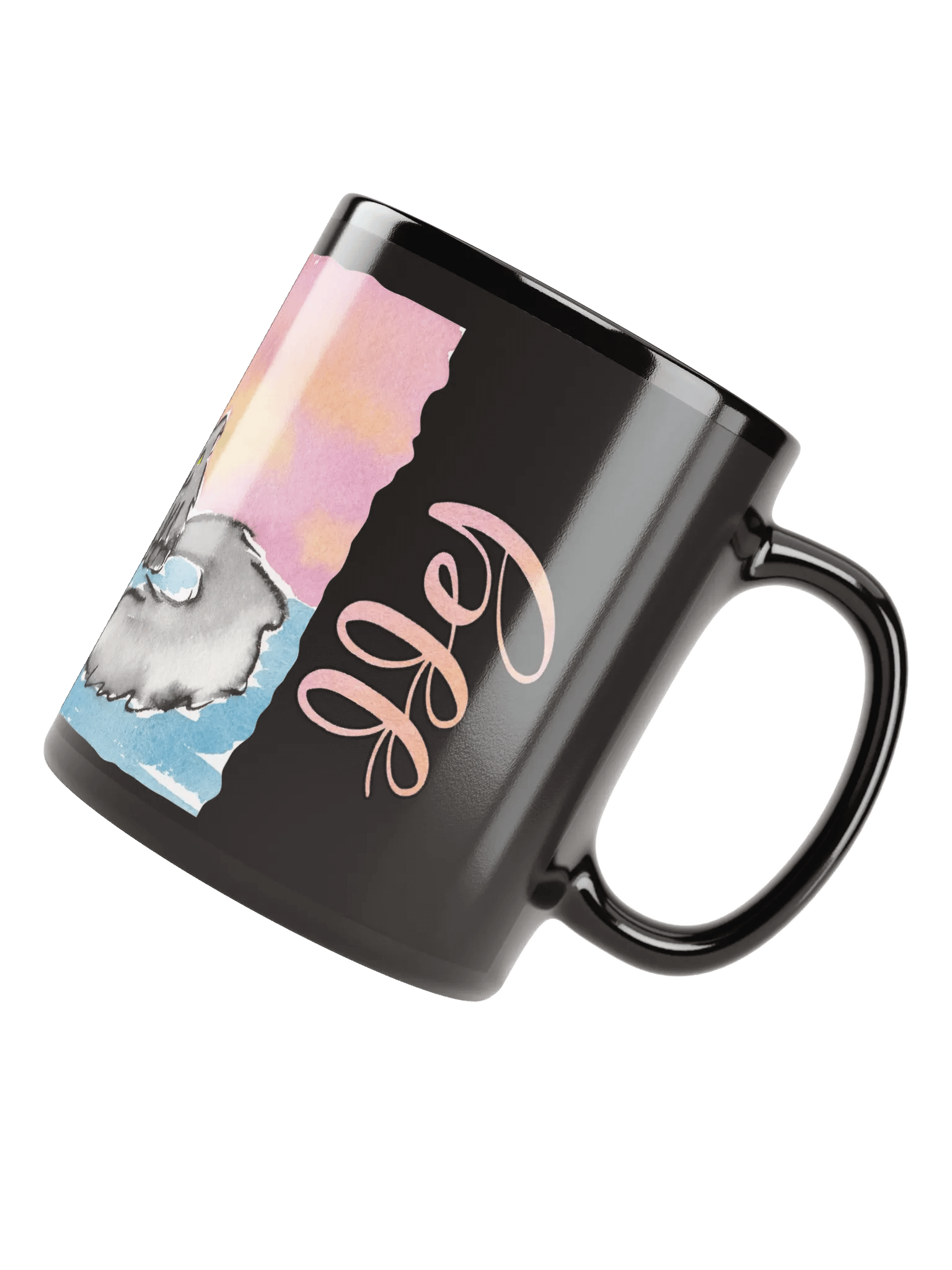 Best Friends Forever - bff – Kitty Mug - Black product image (6)