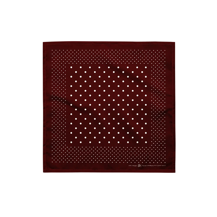 Burgundy Polka Dot Bandana product image (1)