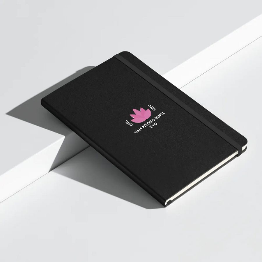 Hardcover Bound Notebook | Lotus Flower & Nam Myoho Renge Kyo product image (9)