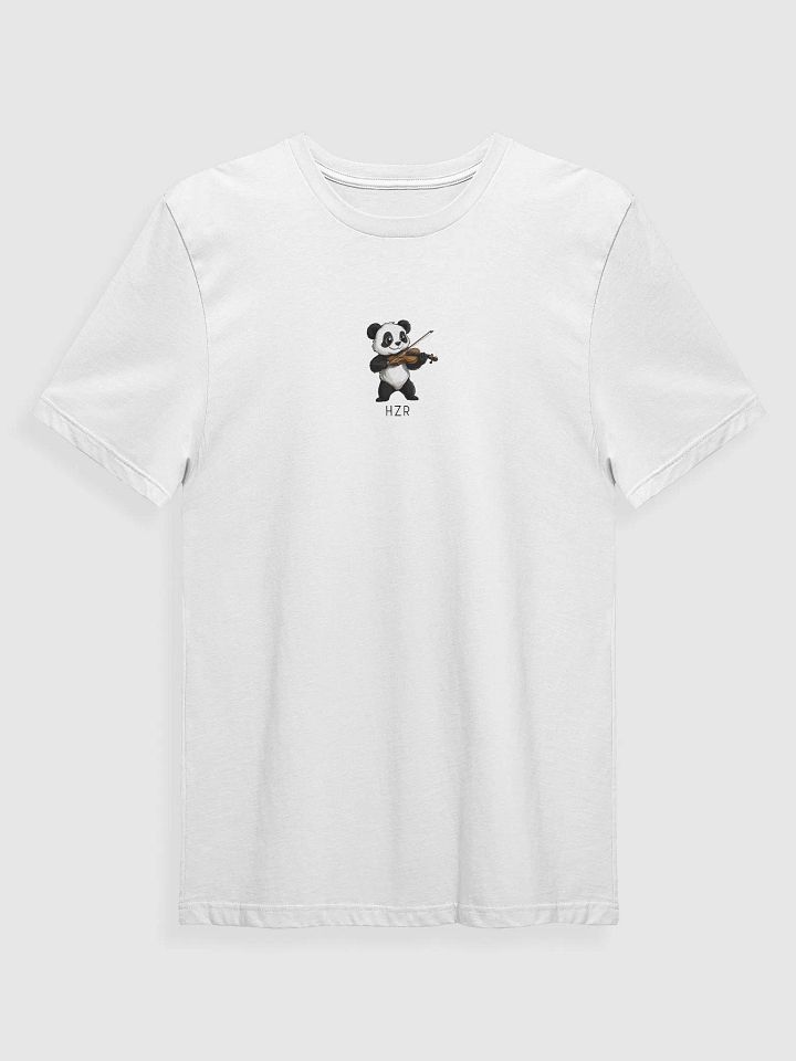 hzr panda t-shirt (dark text) product image (1)