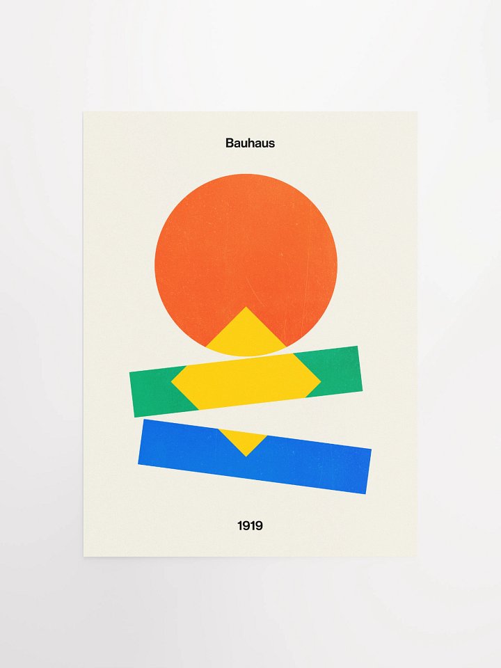 Balance: Bauhaus 1919 Exhibition 02 Poster Art Print product image (2)