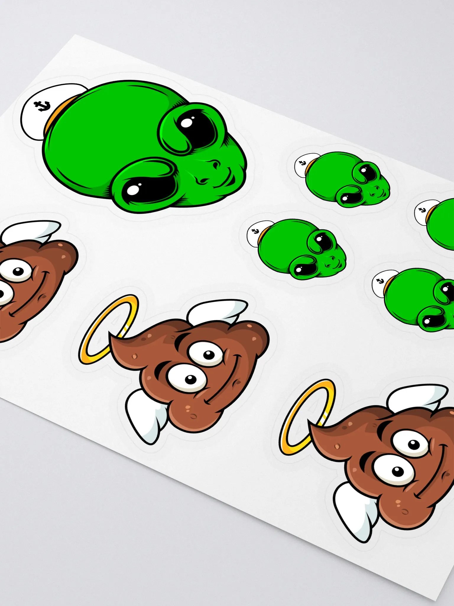 Denver & Xenu Kiss Cut Sticker Sheet product image (3)