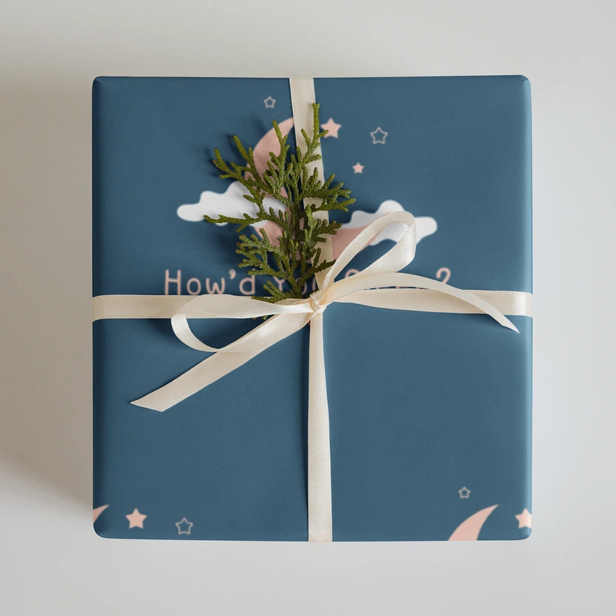 How'd You Sleep Wrapping Paper product image (21)