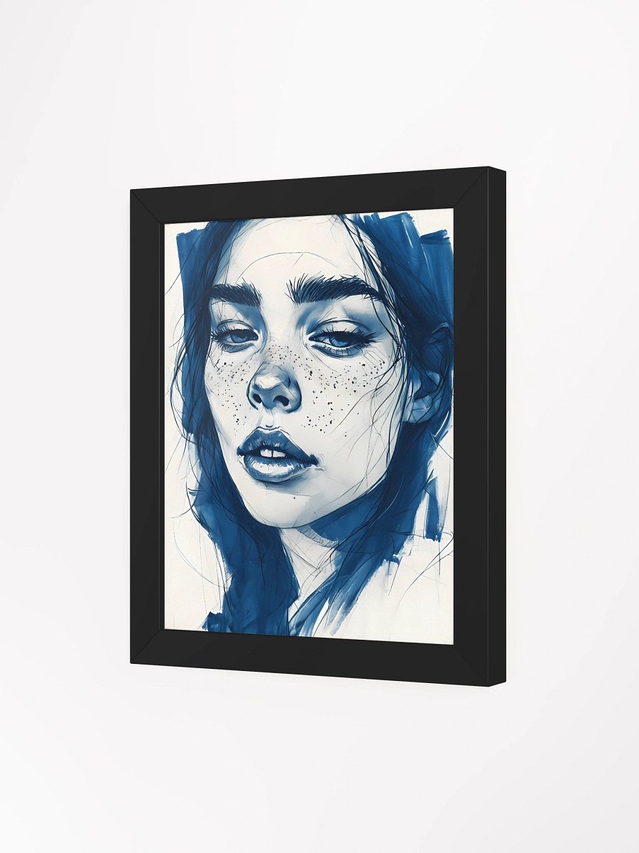 Serene Freckled Beauty Framed Poster product image (4)