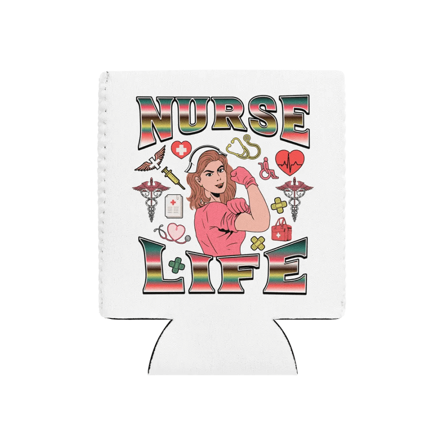 Nurse Life Can Cooler product image (1)
