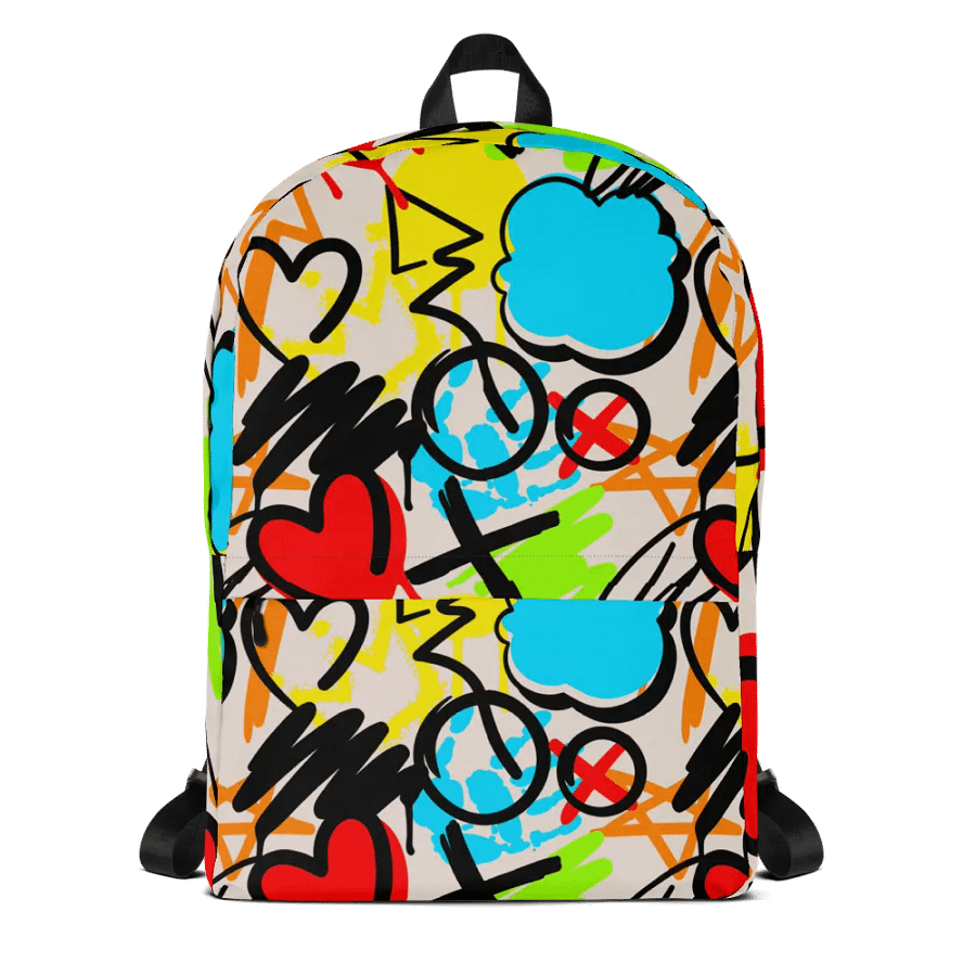Vibrant Dreams All-Over Backpack product image (1)