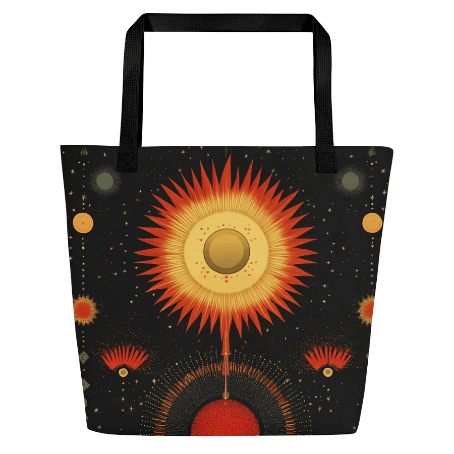 Sacred Patterns | All-Over Print Large Tote Bag w/ Pocket product image (1)