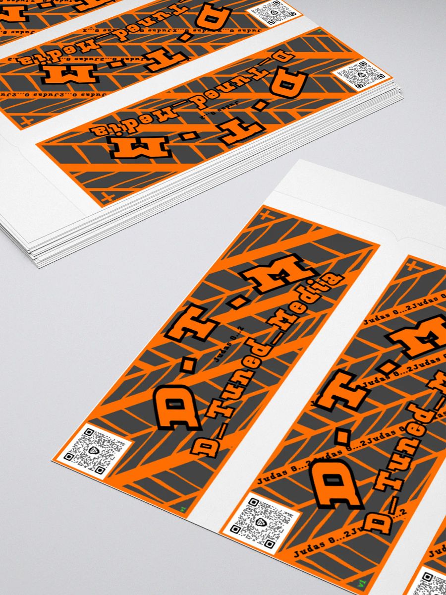 D.T.M Tire Tread Sticker Pack product image (15)