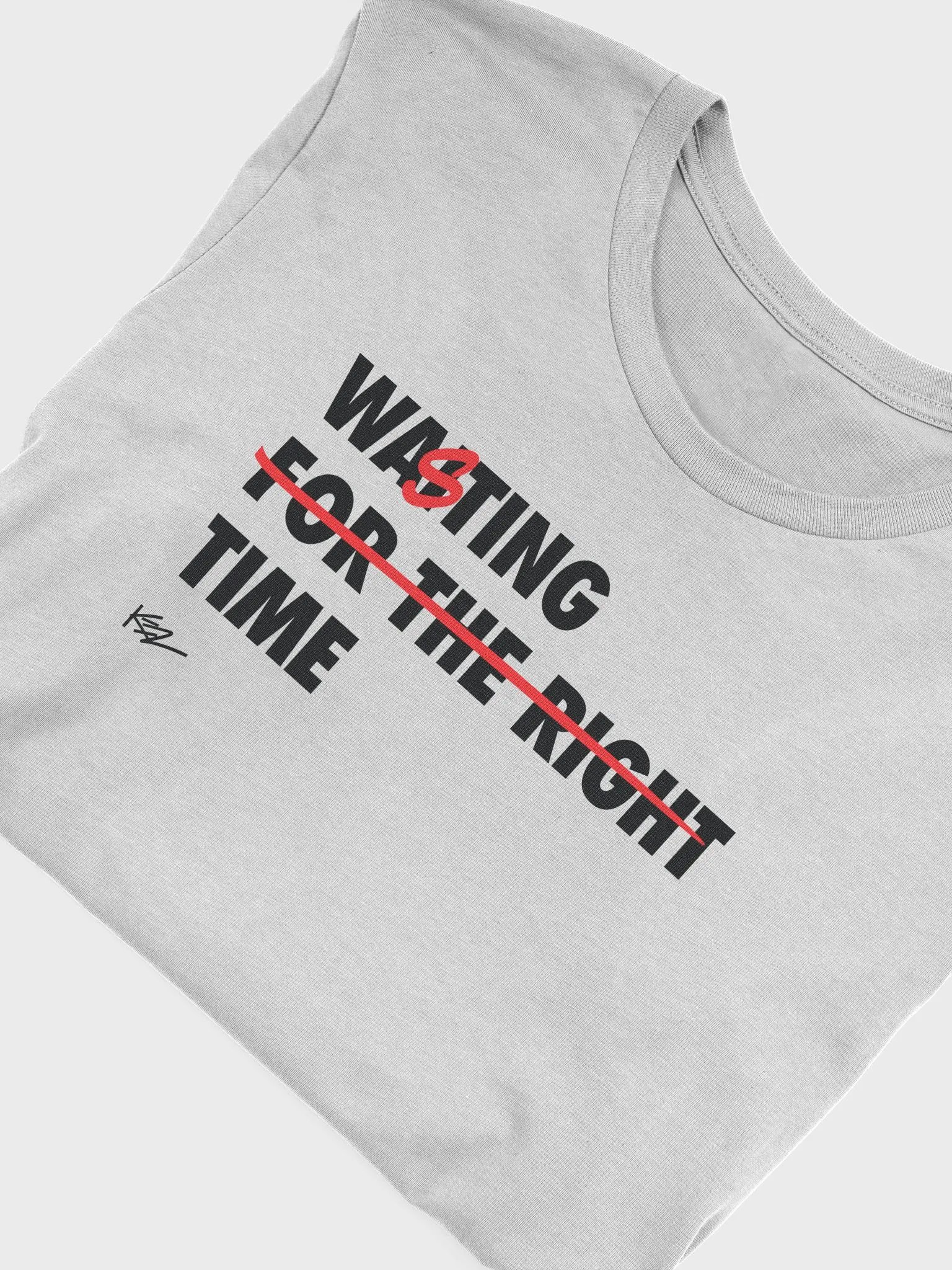 WASTING TIME ASH TEE product image (4)