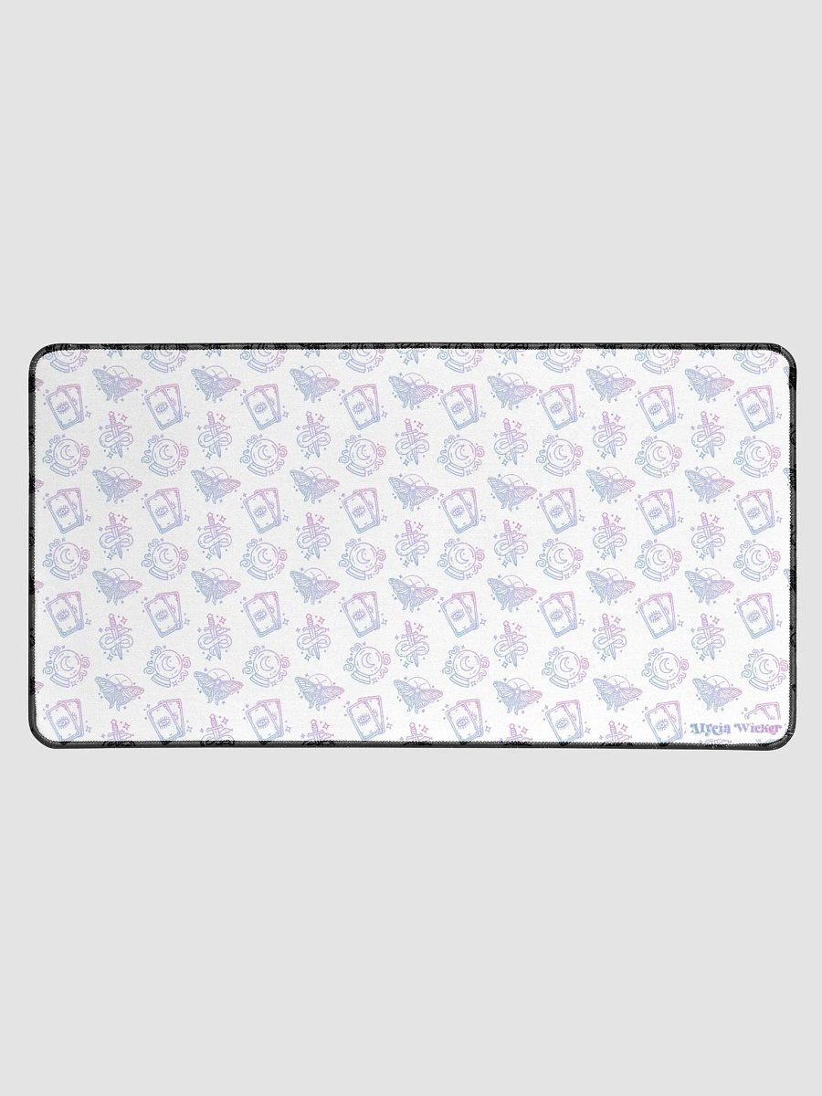 White Intuitive Tarot Reading Desk Mat for Focus & Clarity product image (2)