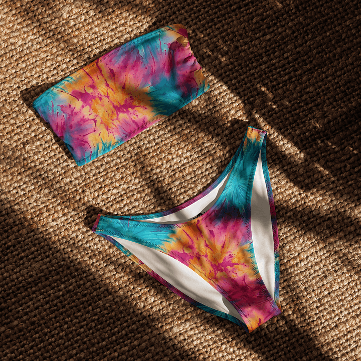 Fearless Glow Bandeau Bikini Set – Limited Summer Flex product image (1)