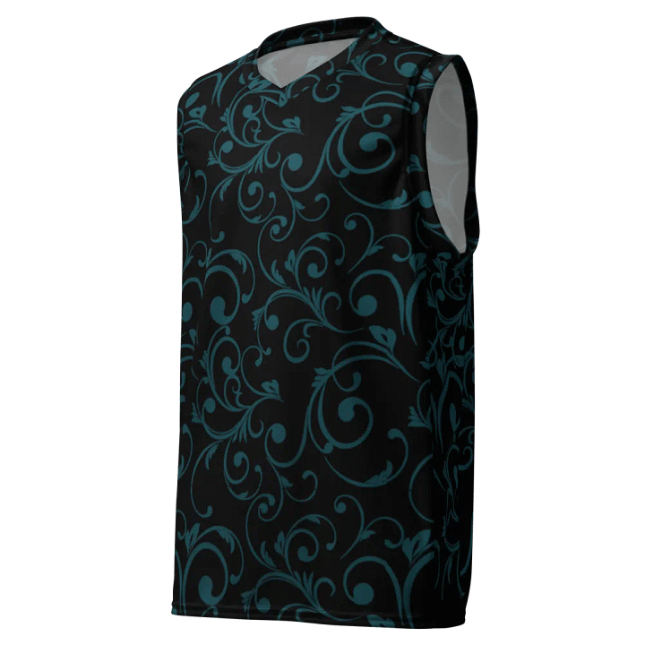 Dark Teal Basketball Jersey product image (1)