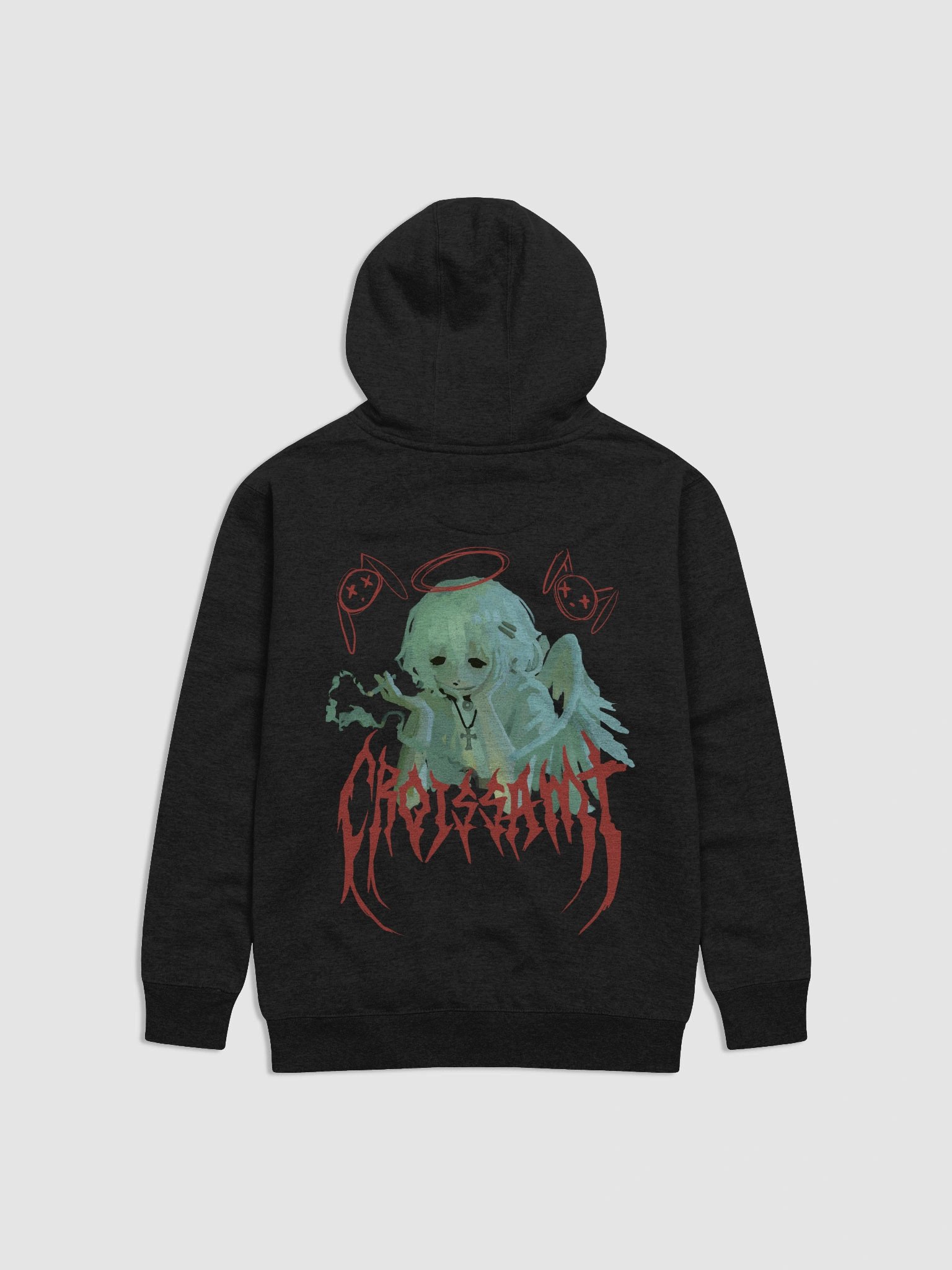 bunny angel hoodie product image (2)