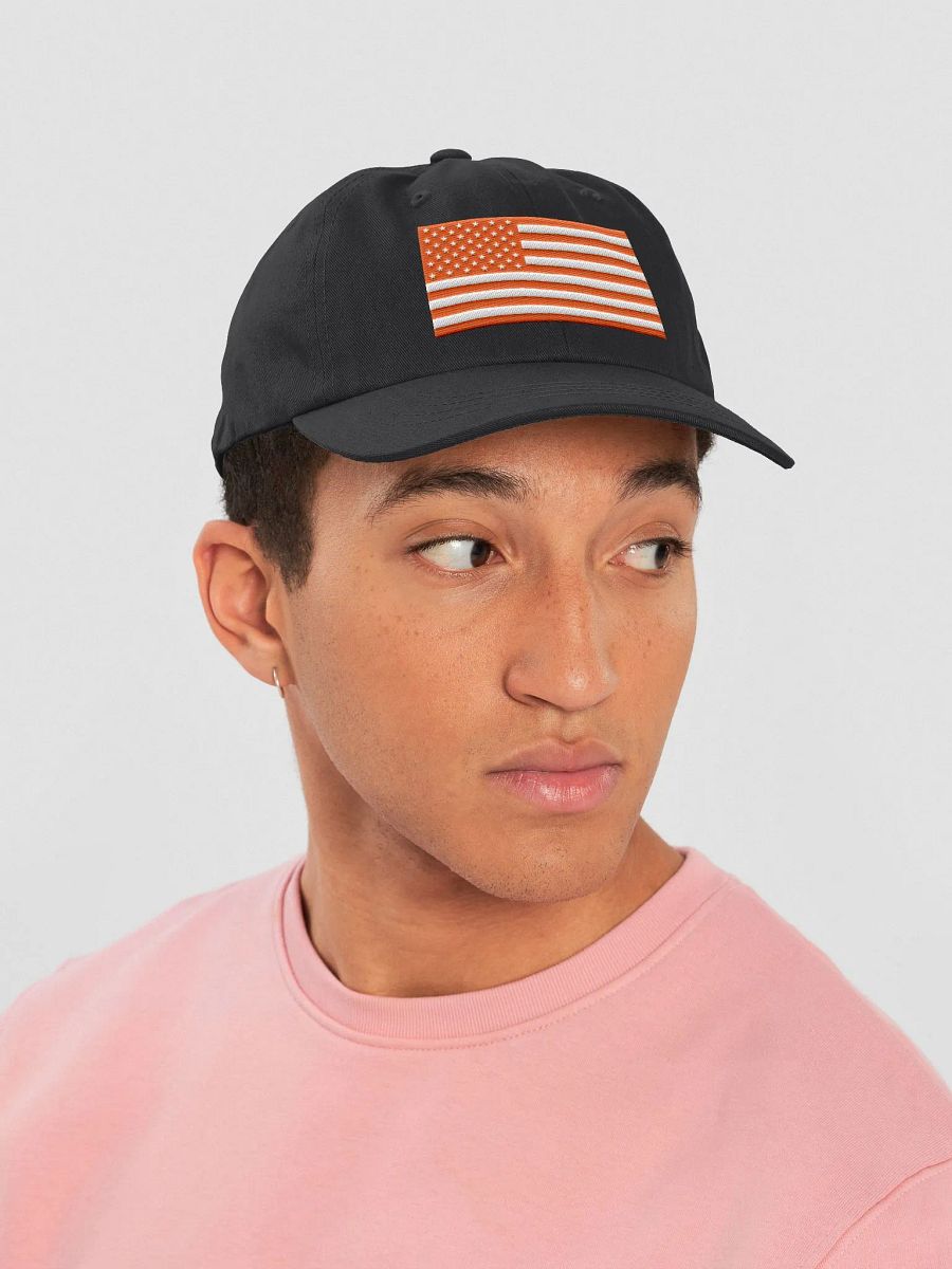Orange American Flag Hat product image (6)