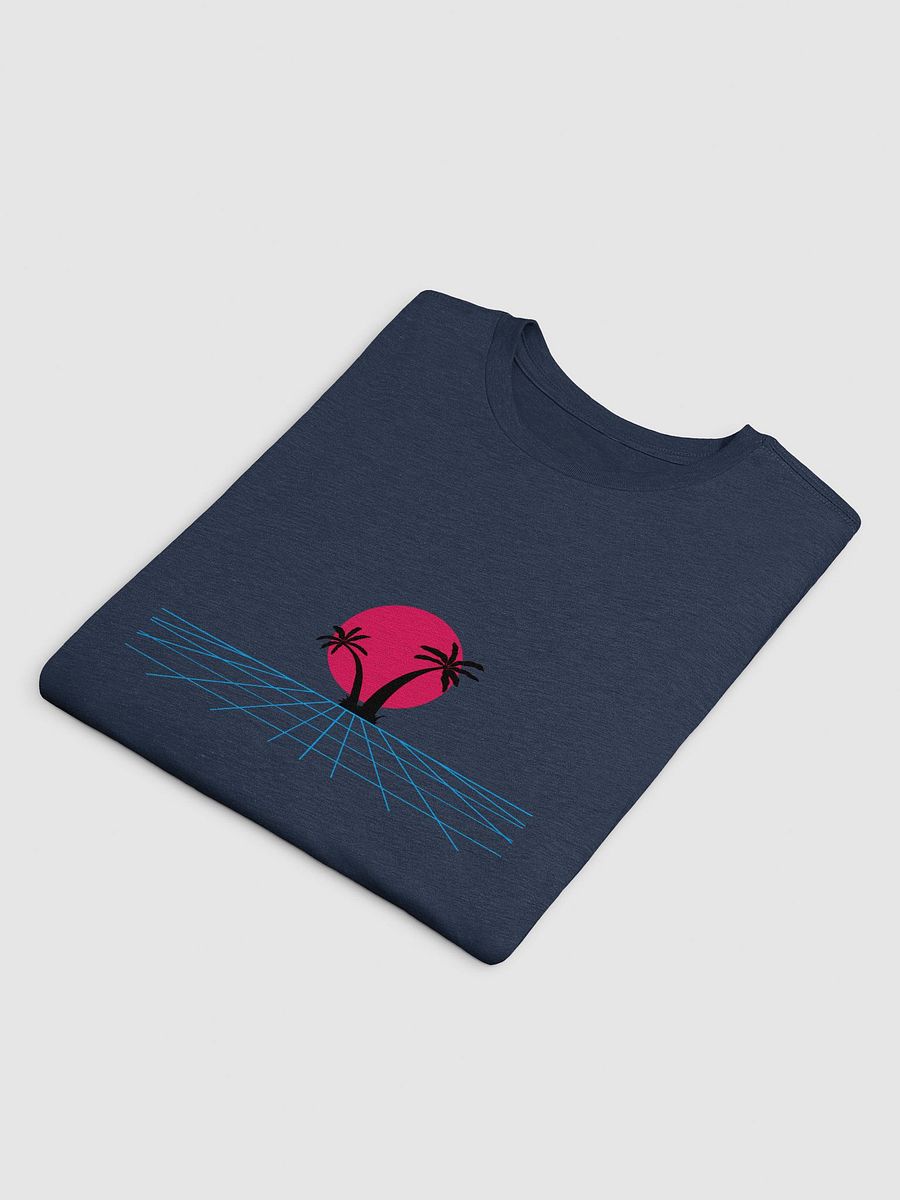 Vaporwave Sunset Silhouette T-Shirt product image (4)