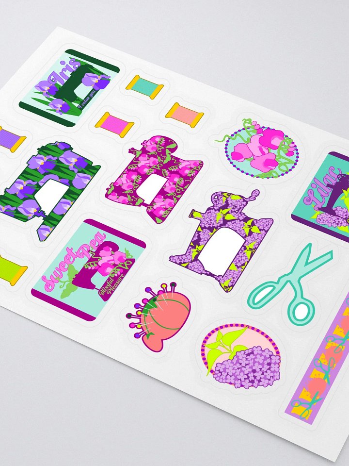 Grandma's Sewing Machines Sticker Sheet product image (2)