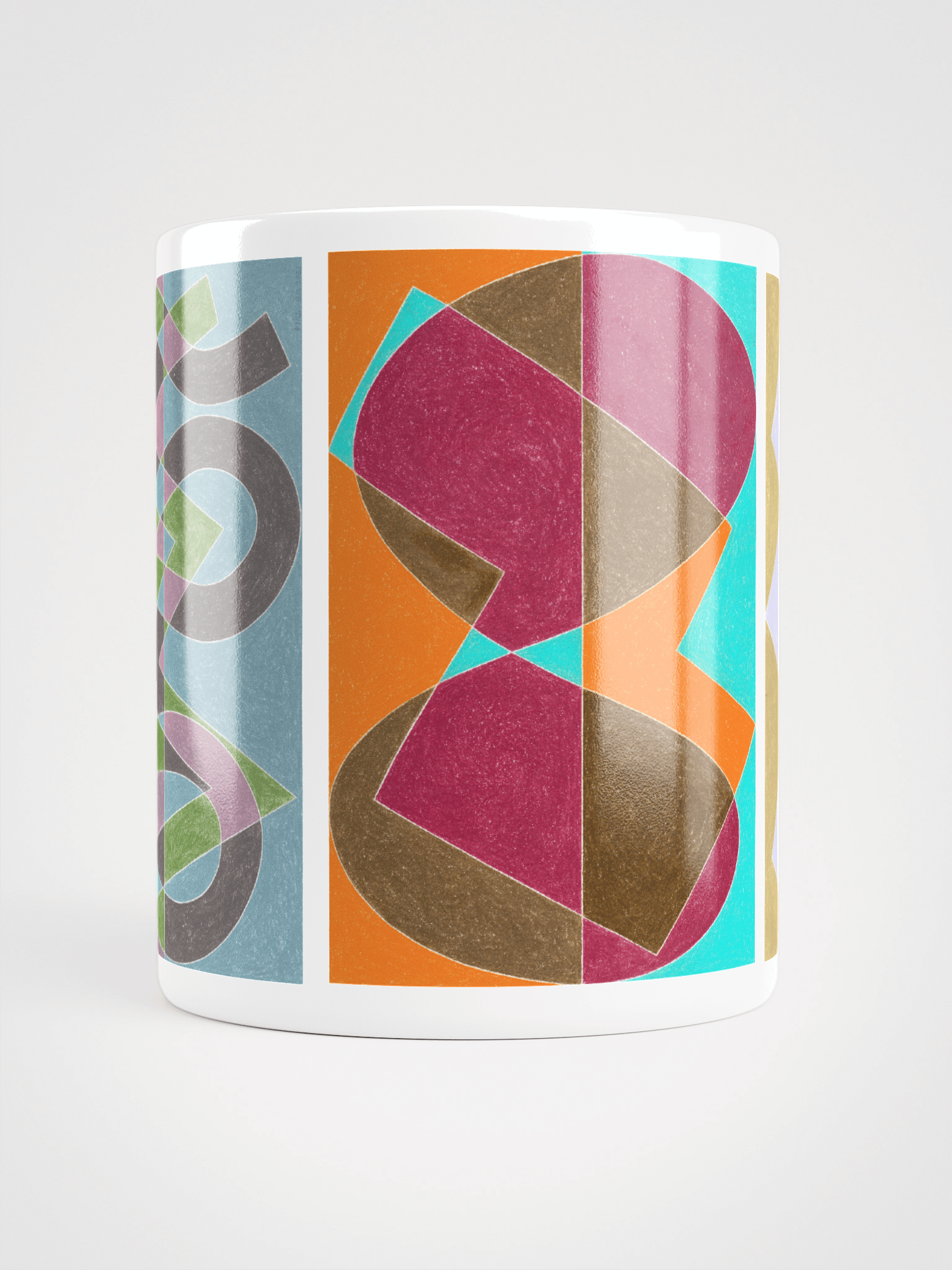 Prismacolors #1, 2 & 3 (2021) on White Glossy Mug product image (6)