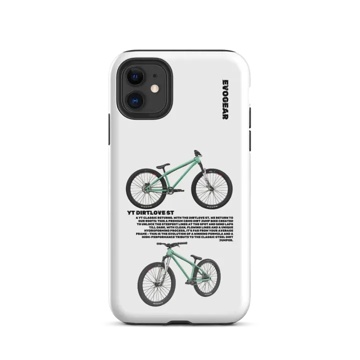 White DirtLove ST iPhone Case product image (2)
