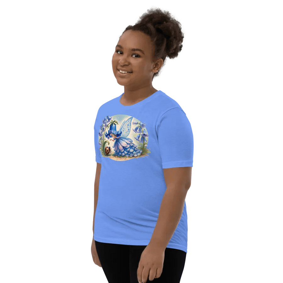 Bluebell Flower Fairy and Ladybug Youth T-Shirt product image (18)