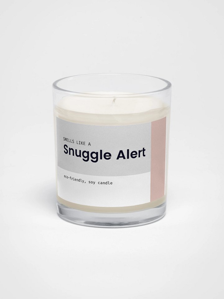 Snuggle Alert Soy Candle product image (1)
