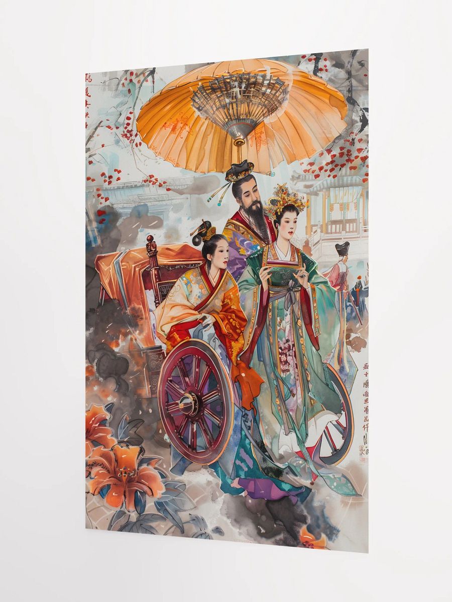 Historical regal scene with elegant figures in robes product image (3)