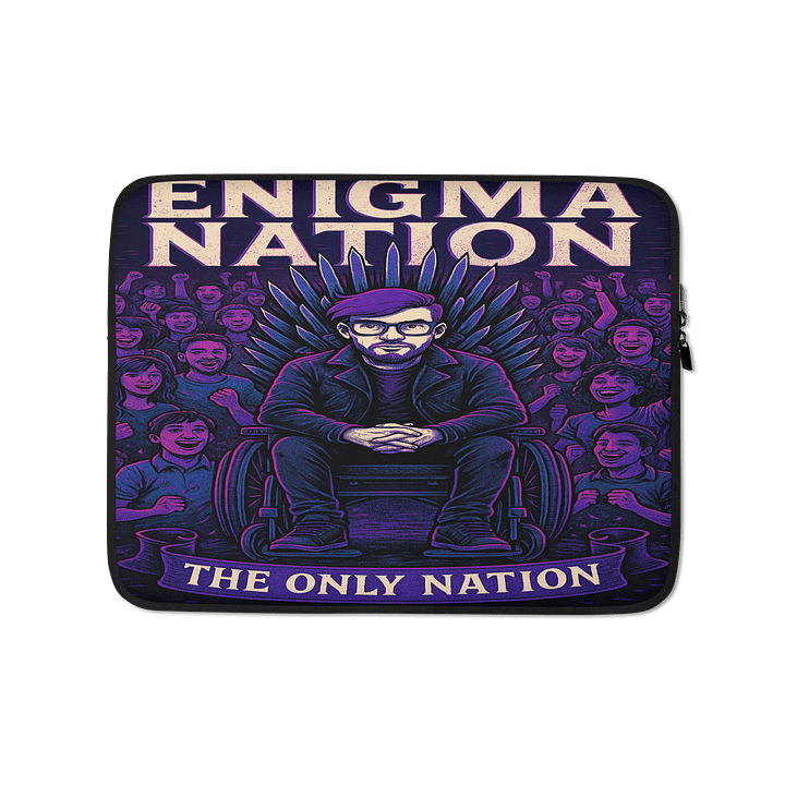 Enigma Nation Laptop Sleeve product image (1)