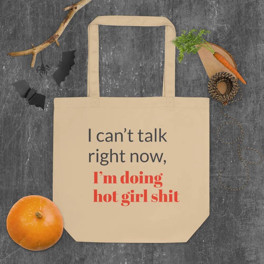 Hot Girl Shit Eco-Friendly Tote Bag product image (4)